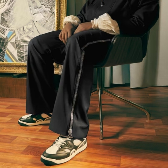 NIB Gucci Men’s Lace-Up Sneakers Sz11 - Picture 5 of 12